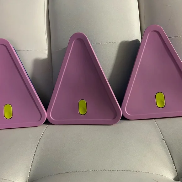 Blue and pink pizza-shaped lunchbox - Picture 2 of 3